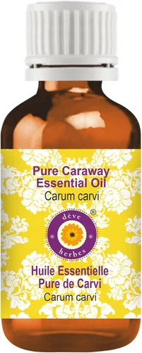 Vista 9 de Deve Herbes - Aceite esencial de alcaravea pura (Carum carvi) con cuentagotas de vidrio destilado al vapor, 0.2 fl oz (0.16 oz)