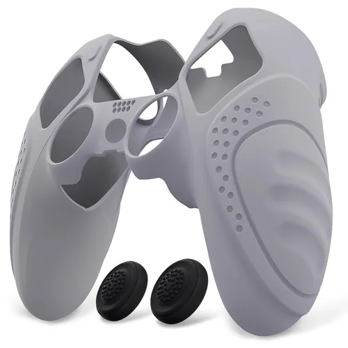 Vista 27 de PlayVital Guardian Edition Anti-Slip Ergonomic Silicone Cover Case for ps5 Edge Controller, Soft Rubber Protector Skin for ps5 Edge Wireless