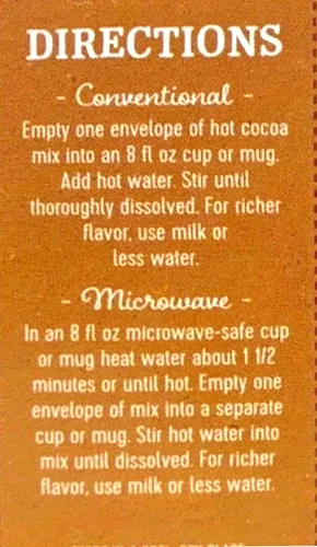 Vista 3 de Trader Joe's - Mezcla orgánica de cacao caliente de 10 onzas (paquete de 1)