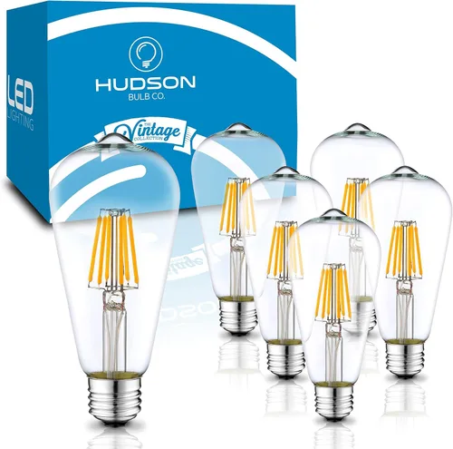 Vista 19 de Bombillas Edison incandescentes vintage de 60 W