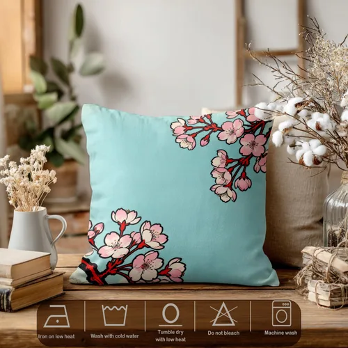 Vista 119 de Batmerry Autumn Pumpkin Templeton Throw Pillow Covers, Green Leaves Paths Forests Decorative Pillow Covers Digital Printing Blended for Couch Sofa