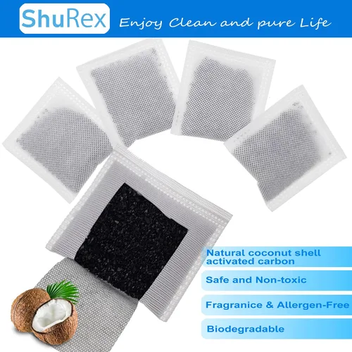 Vista 2 de Paquete de 4 filtros de carbón de repuesto para purificador de aire Catit Magic Blue Cat Litter Box
