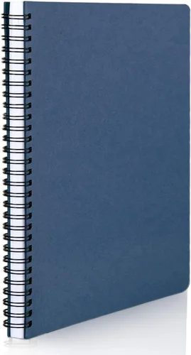 Vista 19 de EUSOAR - Cuaderno rayado A5 con espiral, para escritura, viajes, notas, diario, bocetos, para estudiantes, oficina, negocios, tapa de 3
