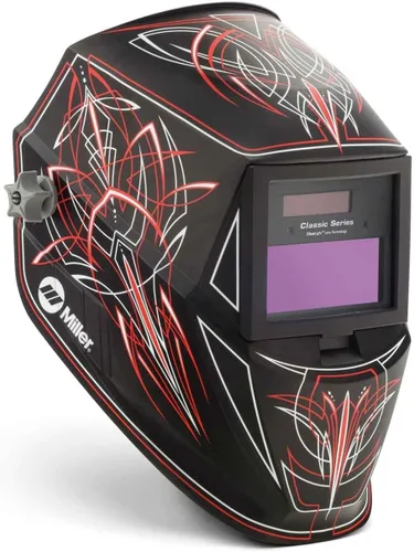 Vista 13 de Miller Classic Series Casco de soldadura, ClearLight™, Shade 8-13, negro