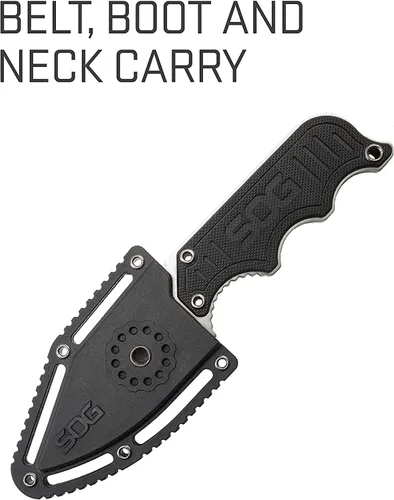 Vista 6 de Cuchillo fijo y compacto SOG Instinct, cuchilla de 2.3 pulgadas