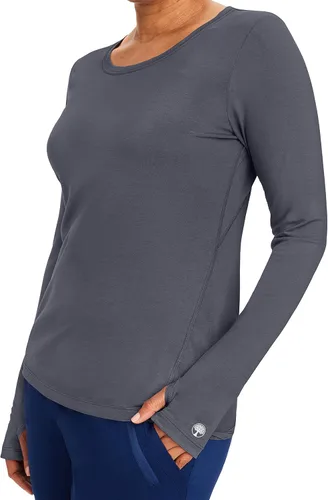 Vista 4 de Healing Hands Cómoda camiseta médica de manga larga para mujer 5051 Mackenzie