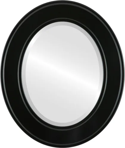 Vista 6 de ovalandroundmirrors. com Oval Espejo biselado en un estilo Montreal champaña Oro marco