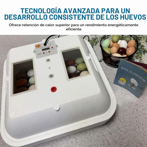 Vista 4 de HovaBator 2370 Kit de incubadora de inicio, incubadora de aire circulado, girador de huevos