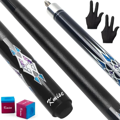 Vista 12 de Kmise Taco de piscina de 58 pulgadas, kit profesional de palo de taco de 19oz verde