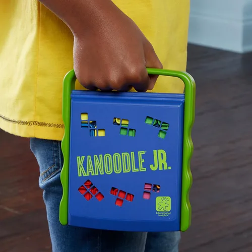 Vista 4 de Educational Insights Kanoodle Jr. - Rompecabezas cerebrales 3D, juego de cerebro para un jugador, divertidos juegos de viaje para niños, desafiantes