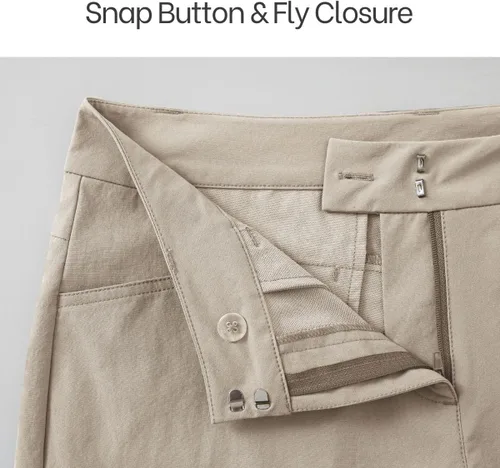 Vista 46 de Willit Pantalones cortos de golf de 4.5 pulgadas para mujer, de secado rápido, casuales, con bolsillos, resistentes al agua