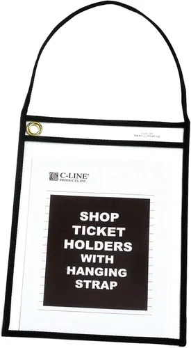 Vista 2 de C-Line Soporte para billetes de tienda de 1 bolsillo con setrap, costuras negras, 75 hojas, 9 x 12, 15/caja