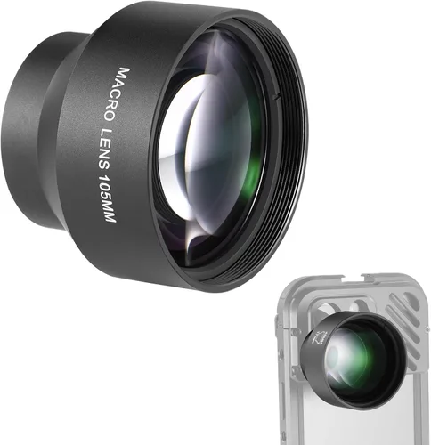 Vista 11 de NEEWER Lente gran angular HD de 18mm 100° para placa posterior de lente con rosca de 17mm, aumento de 0.5X Compatible con SmallRig NEEWER iPhone