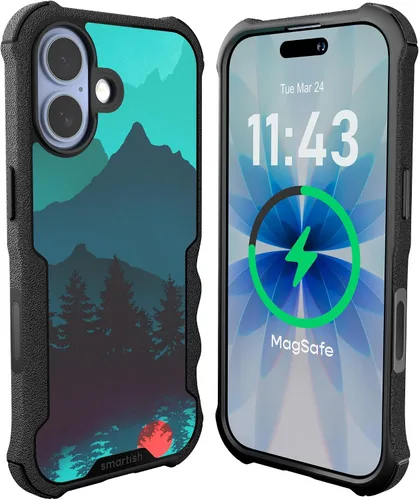 Vista 38 de Smartish Funda para iPhone 12 Pro Max Armor - Gripzilla [resistente + protectora] Funda de agarre delgada y resistente - Black Tie Affair