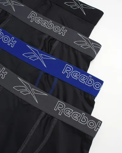 Vista 2 de Reebok Ropa interior para hombre - Calzoncillos tipo bóxer Performance (paquete de 4)
