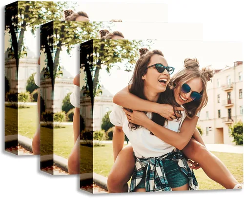 Vista 22 de YK artwood Lienzo Personalizado Subir Imágenes 12x16 pulgadas - Impresiones de Lienzo Personalizadas con Tus Fotos - Cuadros de Lienzo