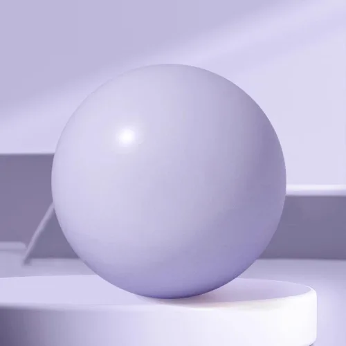 Vista 2 de Pelota de pilates de 9 pulgadas, pelota de yoga antideslizante, para mini gimnasio en casa, yoga, pilates, entrenamiento de núcleo, entrenamiento