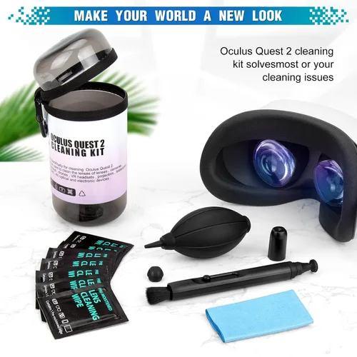 Vista 5 de Oculus Quest 2 Lens Cleaning Kit Gift ,For Cleaning Quest 2 LensQuest 2 HeadsetQuest 2 CaseAnd Other Oculus Quest 2 Accessories.Suitable For
