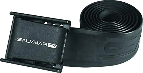Vista 3 de Salvimar Cinturón Elástico Pro Negro, Hebilla Nylon