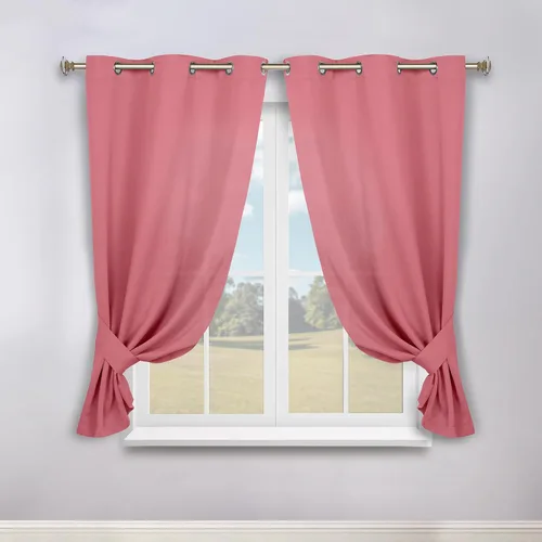 Vista 229 de Superior Cortinas Opacas, Oscurecimiento de Habitación, Dormitorio, Cortinas, Cocina, Acentos de Ventana de Sala de Estar, Bloqueo Solar, Térmico