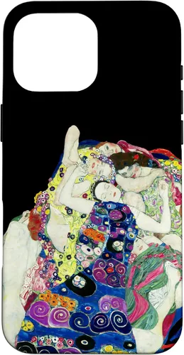 Vista 19 de Gustav Klimt The Maiden Painting Funda para iPhone 17