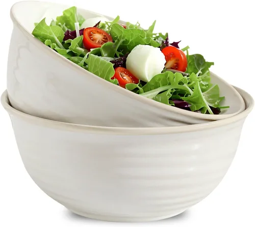 Vista 10 de MEKY - Juego de 6 tazones de porcelana para sopa de 20 onzas, tazones de cereales perfectos para pasta, aperitivos, avena, arroz, ensalada y helado