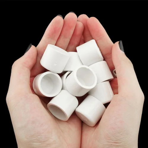 Vista 5 de 10 piezas de accesorios de PVC de 1/2 pulgada para tubería de tubería de PVC para tubería de plomería, color blanco