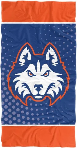 Vista 89 de LOGOVISION Manta Abilene Christian University, 30x60 Logo Dots CottonFront/PolyBackBeachTowel