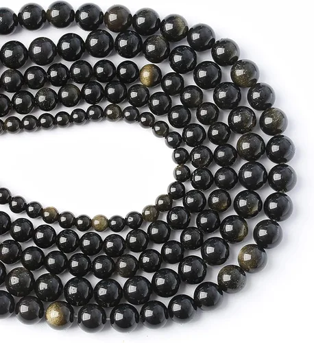 Vista 47 de 4mm 90 piezas Cuentas de piedra natural de turquesa africana para hacer joyería Cuentas sueltas de gemas redondas para pulseras, collares, aretes