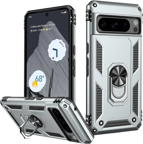 Vista 95 de LUMARKE para Google Pixel 3A XL - Funda con protector de pantalla, funda protectora grado militar probada contra caídas de 16 pies con soporte