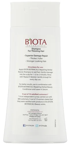 Vista 4 de B'IOTA BOTANICALS CHAMPÚ REPARADOR PROACTIVO PARA EL CUIDADO DE LAS HIERBAS