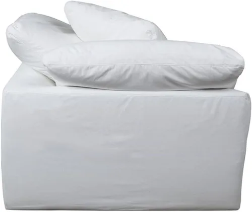 Vista 6 de Sunset Trading Contemporary Puff Collection - 2 sofás modulares con cubierta deslizante, tela de rendimiento, lavable, resistente al agua, a prueba