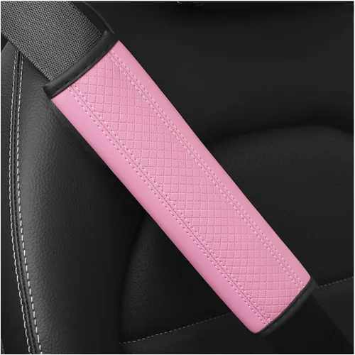 Vista 25 de Osilly 2 piezas de fundas para cinturón de seguridad de coche, protección de hombro de fibra de carbono, cojín suave para cinturón de seguridad
