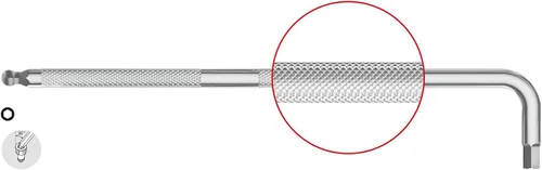 Vista 3 de PB Swiss Tools Juego de llaves hexagonales de seguridad en L PB 3212.LH-10 CN 100% fabricadas en Suiza Juego Allen de 9 piezas