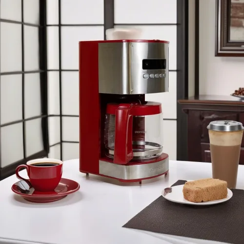 Vista 5 de Kenmore - Cafetera de goteo – Máquina de café programable de 12 tazas con jarra de vidrio, preparación regular y fuerte, apagado automático