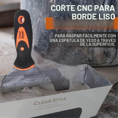Vista 3 de Clear Style Bandeja de lodo de acero inoxidable de 14 pulgadas, 1 paquete