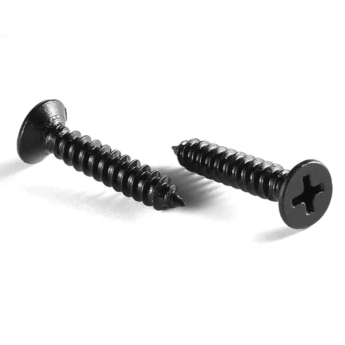 Vista 9 de Tornillos para madera #4 x 1/2", 100 tornillos de acero inoxidable 18-8 (304), cabeza plana Phillips, tornillos autorroscantes rápidos para paneles