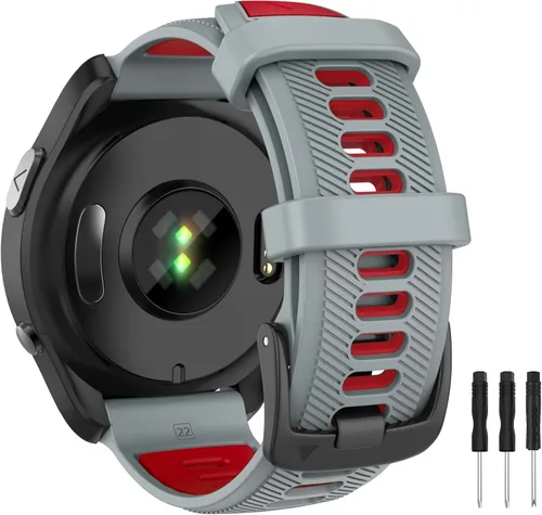 Vista 9 de OVERSTEP Compatible con Garmin Forerunner 965, 955, 945, 935, bandas intercambiables de 0.866 pulgadas de ancho para Fenix 7, Fenix 6 GPS, Fenix 5