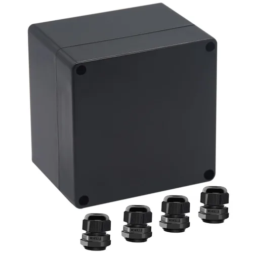 Vista 22 de Caja de conexiones Caja de conexiones IP65 impermeable de plástico ABS para proyectos eléctricos Caja de conexiones de alimentación Cajas