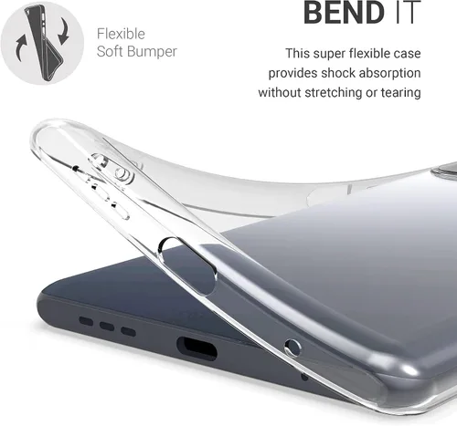 Vista 2 de kwmobile Funda compatible con Xiaomi Redmi Note 10 Pro - Funda transparente Funda suave delgada flexible protectora TPU teléfono cubierta