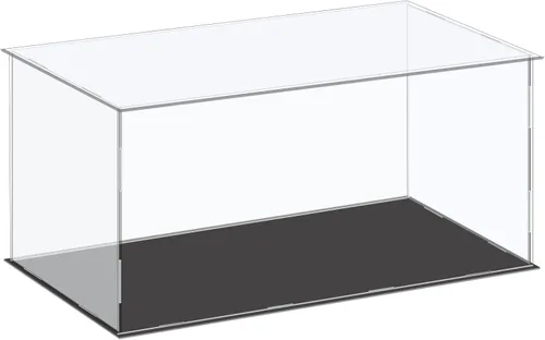 Vista 18 de MECCANIXITY Caja de exhibición acrílica Caja de almacenamiento de plástico Caja cúbica transparente pequeña Montaje a prueba de polvo Vitrina