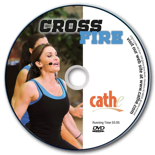 Vista 3 de Cathe Friedrich CrossFire Metabolic Cardio HiiT Aerobics DVD - Use This Fitness HIIT Workout For Weight Loss, Burn Fat, Cardio, and To Crush Calories