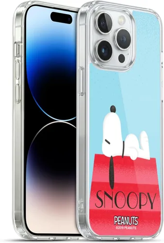 Vista 165 de Head Case Designs Snoopy Deco Dreams - Funda de gel suave con licencia oficial de Peanuts Blue Pattern compatible con Apple iPhone 7 Plus/iPhone 8