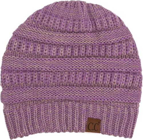 Vista 265 de C.C Trendy Warm Chunky Soft Stretch Cable Knit Beanie