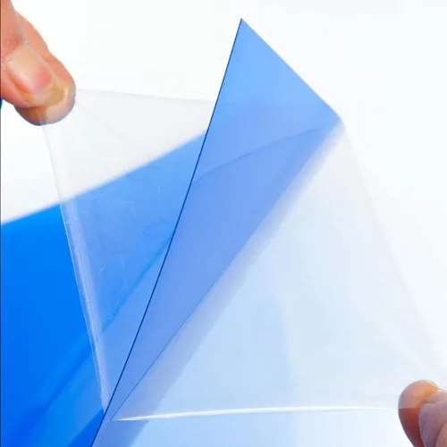 Vista 3 de Tong Gu 5 piezas de color A4 PVC hojas de plástico flexible transparente gel transparente DIY manualidades película filtro de iluminación (negro)