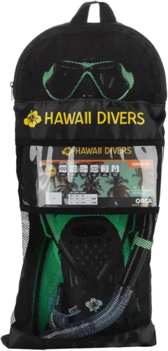 Vista 6 de Hawaii Divers Deep Sea Mirrored Adult Scuba Set - Includes Mask, Snorkel, Fins, Carry Bag