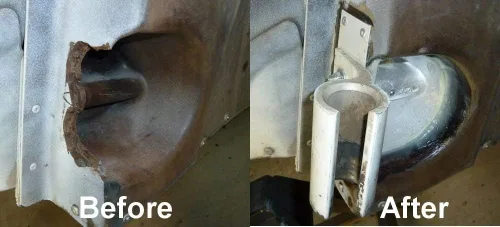 Vista 2 de Polyvance KW T800 - Kit de reparación de capó, fabricado en Estados Unidos, aluminio fundido y acero