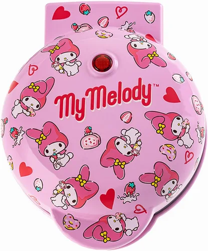 Vista 12 de Uncanny Brands Mini waflera Hello Kitty - Cocina con tu personaje favorito de gatito