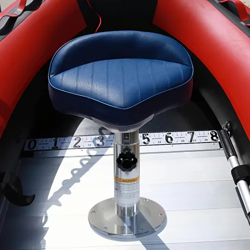 Vista 8 de Pedestal de aluminio ajustable para asiento de barco, base de silla de barco con altura ajustable de 13 pulgadas a 19 pulgadas