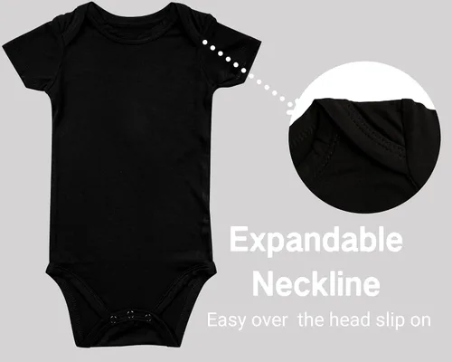 Vista 9 de GUISBY Body de manga corta para bebé, rayón de verano, recién nacido, niños y niñas, 0-24 meses